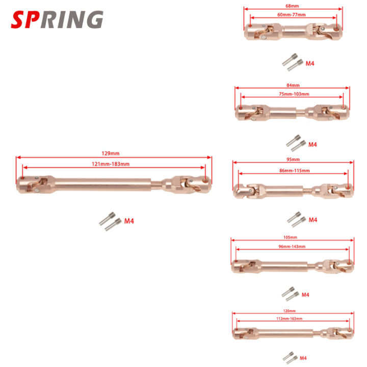 เพลาขับเหล็กขายดีรถ-rc-เข้ากันได้สำหรับตีนตะขาบรถ-rc-1-2-scx10แกน-trx4-90046-axi03007เรดแคทอะไหล่-gen8