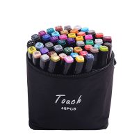 Colored Marker Pens Set Manga Brush Pen Drawing Sketch Art Supplies Stationery Lettering Markers School Supplies