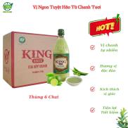 Vua Sốt Chanh KING CHAVI 1 Kg THÙNG 6 CHAI, Muối Ớt Chanh