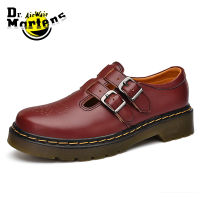 Xi Ke Dr Martens Air Wair 8065 Mary Jane หัวเข็มขัดคู่ Martin Boots Bullock สไตล์ Crusty รุ่นรองเท้าผู้หญิง Size34-41