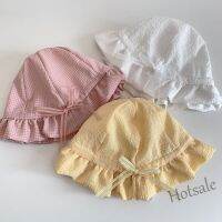 【hot sale】♣┇ C05 3-12M Newborn Baby Hat for Girls 1 Years Girl Plain Hats Cotton Caps