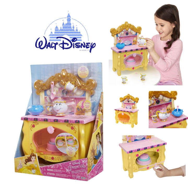 ครัวเจ้าหญิงเบลล์-disney-princess-belle-s-enchanted-kitchen-with-lights-and-sounds-for-girls-ages-3-year-and-up-ราคา-2-990-บาท