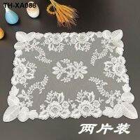 web celebrity square embroidered lace desk electric rice cooker towel tea tray dust everything