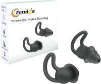 FERNIDA Noise Reduction Reusable Safe Silicone Anti-Noise Earplugs Noise Cancelling Ear Plugs for Sleeping Racing Shooting Traveling Device