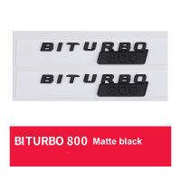 1คู่รถ ABS BITURBO 800เคลือบสีดำโลโก้ตราสัญลักษณ์ D Ecals สติ๊กเกอร์สำหรับ Benz BUS G คลาส G700 G800 G900 W461 W463