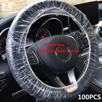 LOMBARDY Universal Waterproof Interior Accessories Disposable Car-styling Plastic Steering Covers Auto Decoration Car Accessories Steering Wheel Cover