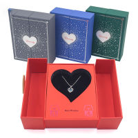 Innovative Jewelry Presentation Solutions New Jewelry Packaging Designs Double Door Jewelry Gift Box Starry Sky Jewelry Box Necklace Ring Earring Bracelet Packaging