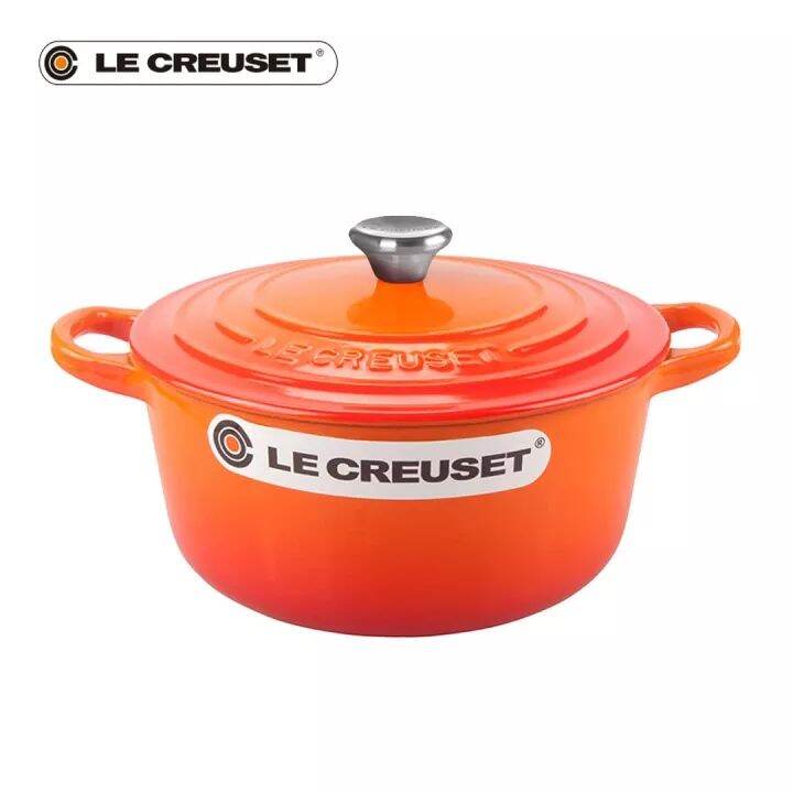 French LE CREUSETLe Creuset Cast Iron Pot Round Enamel Pot Household