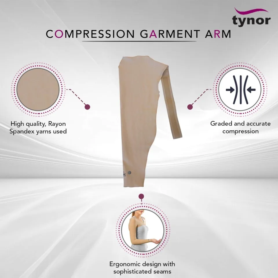 Buy Tynor Compression Garment Arm Sleeve -Normal Size