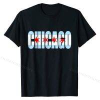 Chicago T-Shirt Cute Male Top T-shirts Cotton Tops &amp; Tees Gift