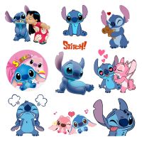 【lz】✧  Disney-Lilo e Stitch Heat Transfer Stickers Patches Termoadesivos Ponto Bonito Ferro-em Transferências para Roupas Kawaii Adesivo