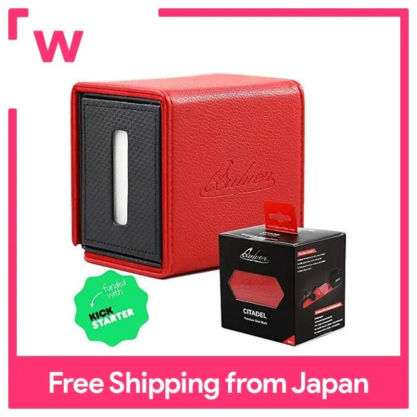 Quiver Time Red Citadel Deck Block / Card Deck Box Suitable for Magic