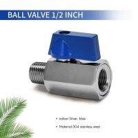 Ball Valve 1/2 inch 304 Stainless Steel Mini Ball Valve Female and Male NPT Great for Shower Head Flow Control Valve