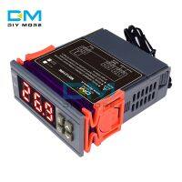 diymore MH1210W 10A ตัวควบคุมอุณหภูมิแบบดิจิตอล AC90V ~ 250V / DC12V / DC24V พร้อมเซ็นเซอร์เทอร์โม -50 ~ 110C เครื่องทำความร้อนและการควบคุมความเย็น 220V