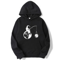 Fashion Brand Mens Hoodies Astronaut funny design printing Blended cotton Spring Autumn Male Casual hip hop Sweatshirts hoodie