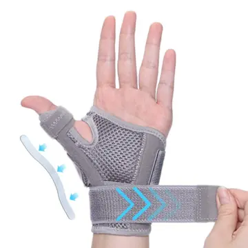 Copper Compression Long Thumb Brace - Copper Infused Thumb Spica Splint for  Arthritis, Tendonitis. For Both Right Hand and Left Hand. Wrist, Hands, and  Thumb Stabilizer and Immobilizer One Size (Pack of 1)