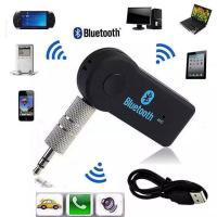 Car Bluetooth เครื่องรับสัญญาณบลูทูล เล่น-ฟังเพลง บลูทูธในรถยนต์- Black