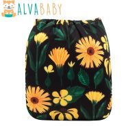 New Arrival! Alvababy Cloth Diapers Baby Digital Positioning Reusable Nappy with Microfiber Insert