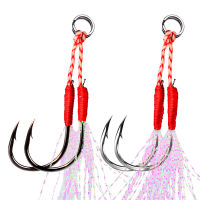 10 Sets of Hooks, Iron Single Hook, Double Hook with Rope, Fly Hook, Fishing Gear Accessories for Sea Fishing and Winter Fishing