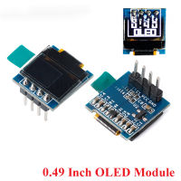 0.49นิ้ว OLED Display LCD MODULE สีขาว0.49 "; หน้าจอ64x32 I2C IIC Interface ไดรเวอร์ SSD1306สำหรับ Arduino a. STM32 VR