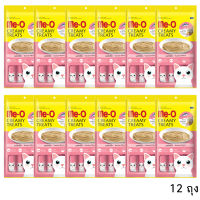 ขนมแมวเลีย มีโอ รสคัตสีโอะ สำหรับแมวอายุ1เดือนขึ้นไป (12ถุง) Cat Treat Creamy Treats Katsuo Flavor for Cat 1 month age and above (12Packs)