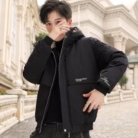 [COD] Cotton-coated winter coat thickened cotton-padded jacket new mens trendy brand teenagers warm and cold-proof 9066P55