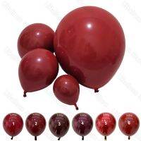 【DT】hot！ 5/10/12/18inch Burgundy Balloons Stuffed Ruby for Birthday Wedding