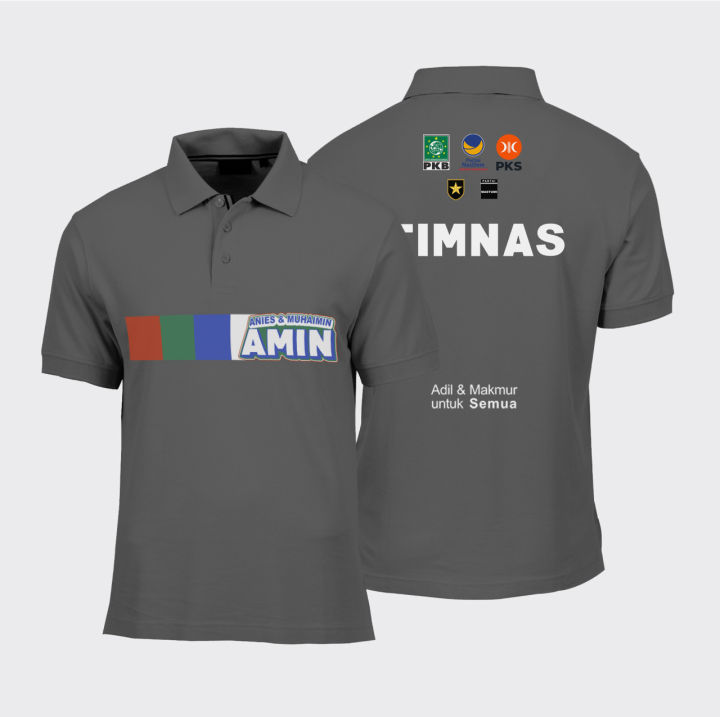 Kaos Timnas AMIN Anies Baswedan Muhaimin Capres 2024 Lazada Indonesia