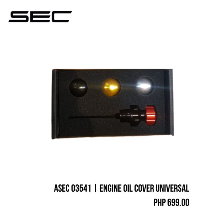 ASEC 03541 Engine Oil Cover Universal Lazada PH