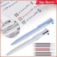 GGE SPORTS อุปกรณ์สำนักงานการเรียนรู้ หมึกดำ/แดง/น้ำเงิน เครื่องเขียนสร้างสรรค์ ปากกาแก้ไขสีแดง เครื่องมือสำหรับการเขียน ปากกาที่เป็นกลาง ปากกาเจล ปากกา3สี ปากกาลูกลื่น