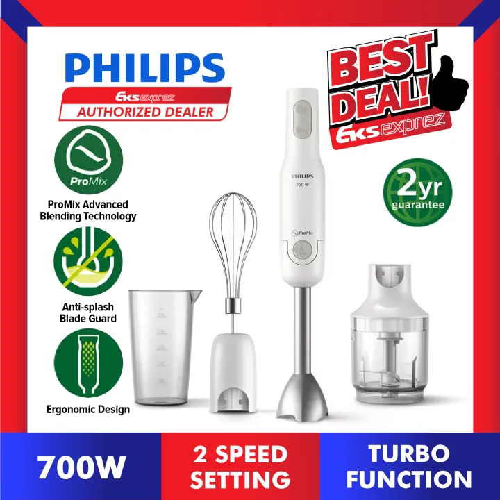 Philips Hand Blender HR2543 Daily Collection ProMix Handblender with