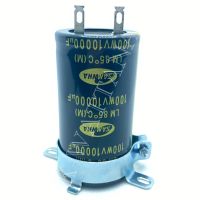 Capacitor 10000uF/100V. Samwha ขาแบนพร้อมเข็มขัด