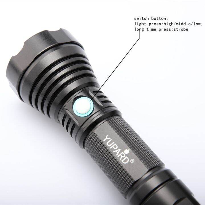 yupard-sst-40-led-high-power-lighting-hiking-flashlight-searchlight-tactics-flashlight-usb-rechargeable-camping-flashlight