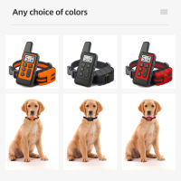 Electric Dog Training Collar Waterproof Remote Control Rechargeable Training Dog Collar With Shock Vition Sound