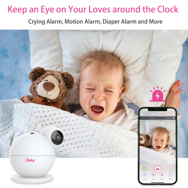 ibaby-m8-2k-smart-wifi-baby-monitor-ไอเบบี้-กล้องดูลูกน้อย-ผ่าน-wifi-เบบี้มอนิเตอร์-รุ่น-m8