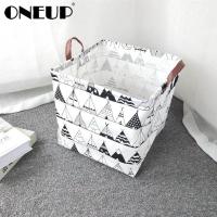 ตะกร้าพับซัก ONEUP Cube สำหรับเด็กหนังสือของเล่นตะกร้าใส่ของเสื้อผ้าเบ็ดเตล็ดกล่องเก็บของตัวจัดระเบียบถังภาชนะในบ้าน