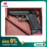 [ผ่อน 0%] บีบีแอร์ซอฟระบบกรีนแก๊ส MARUZEN WALTHER PPK/S BK 6 mm สไลด์พลาสติก เป็นของเล่นเท่านั้น