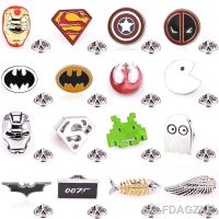 hot【DT】 quality cute decoration movie cartoon hero Brooch / pistol boxing glove mens suit LAPEL BADGE gif