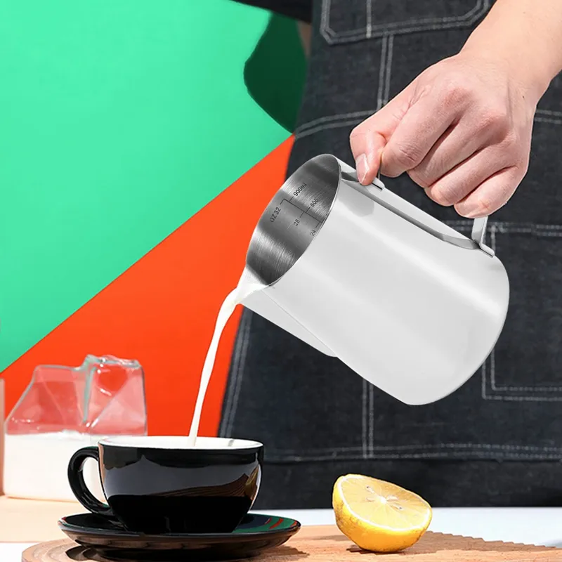 HUGE Milk Frothing Pitcher Stainless Steel 32oz/900ml Best Milk