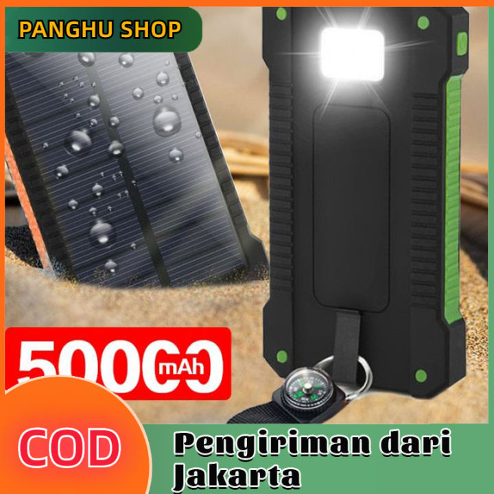 PANGHU-power Bank Tenaga Surya Matahari50000mah/bank Tenaga Surya/solar ...