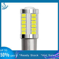 ไฟ LED 1156 1157 5730 33SMD รถไฟเบรคหลอดไฟแบบหางรถยนต์โคมไฟแบบสะท้อนอัตโนมัติตอนกลางวัน