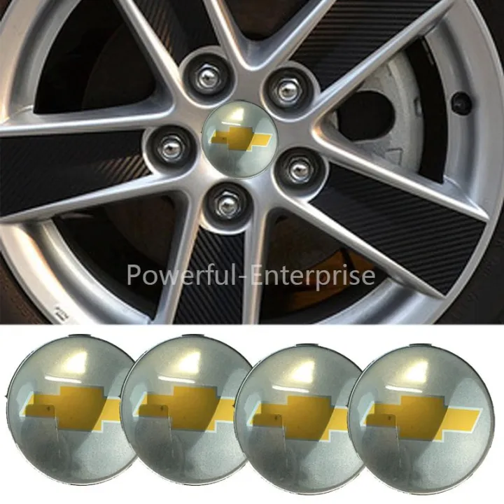 4 x 2.5" 65mm Auto Wheel Center Hub Cap Emblem Badge Decal Sticker for Chevrolet 
