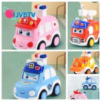 IJVBTV รถตำรวจรถ Press and Go Car Toy ยานพาหนะยานพาหนะยานพาหนะ รถดับเพลิงดับเพลิง ของเล่นรถไขลาน น่าสนใจและน่าสนใจ ดึงกลับได้ รถผลักแล้วไป เด็ก/เด็ก