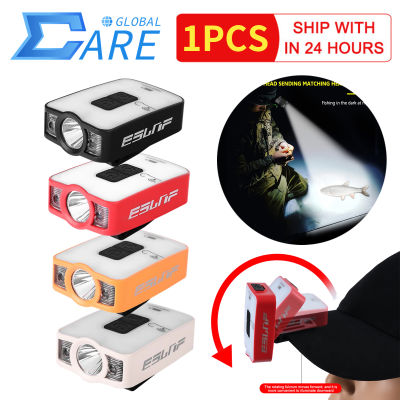 Cap Clip Light XPG COB Portable LED Fishing Headlamp Waterproof Headlamp USB Rechargeable Headlight for Night Fishing Camping
