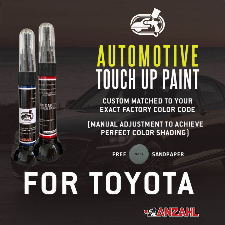 TOUCH UP PAINT PEN FOR TOYOTA COLORS SCRATCH CONCEALER PEN 040 W09 1G3 ...