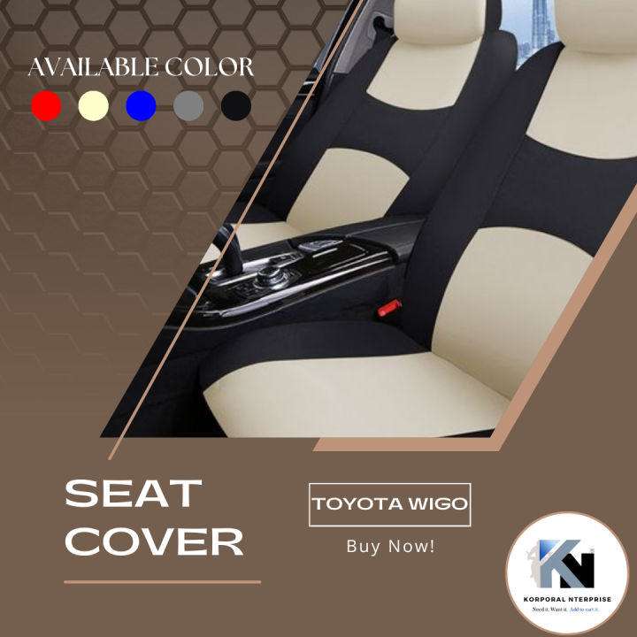 Toyota Wigo KN Seat Cover Lazada PH