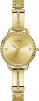 Guess 30MM Crystal Bangle Watch Gold-Tone