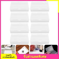 8pcs เล่นการ์ดเกมกล่องเก็บการ์ดโป๊กเกอร์เปล่ากล่องสำรองเคสการ์ด