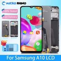 6.2 จอแสดงผลต้นฉบับสำหรับ Samsung Galaxy A10จอแอลซีดี A105 A105F หน้าจอสัมผัส Digitizer สมัชชาแทนที่รายการ