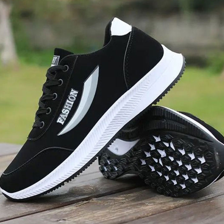 renben-รองเท้าผ้าใบย้อนยุคและรองเท้าวิ่งสำหรับผู้ชายที่รองเท้ามีสายรัดเบาะและดอกยางที่ยากลำบาก